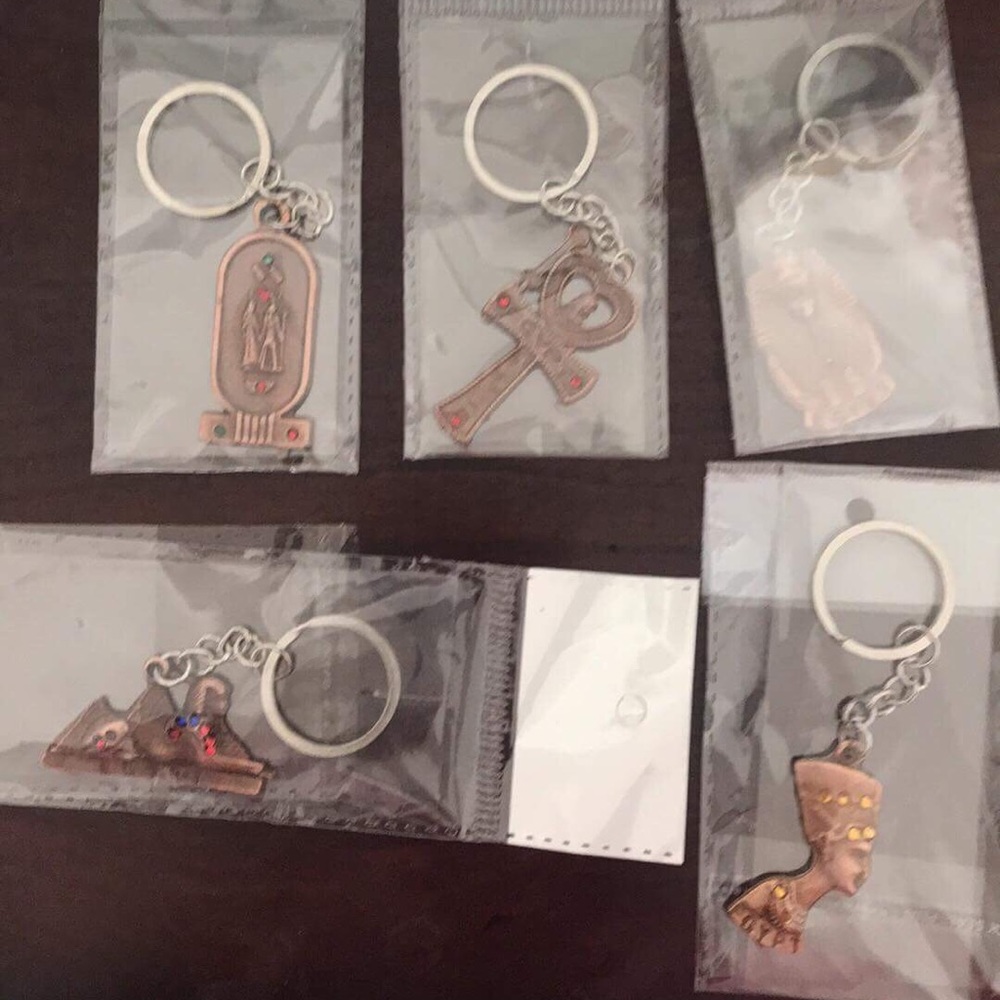 Bronze Pharaonic Keychain.
